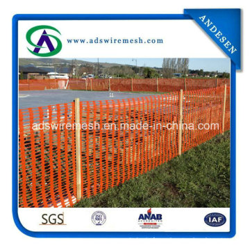 1.2mx50m Plastic Security Warning Fence/Orange Warning Fence